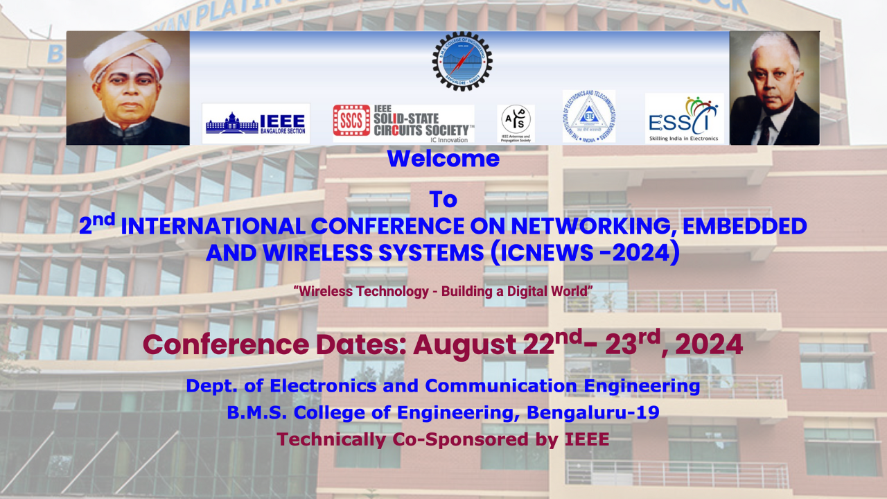 International Conference On Networking, Embedded And Wireless Systems 2024